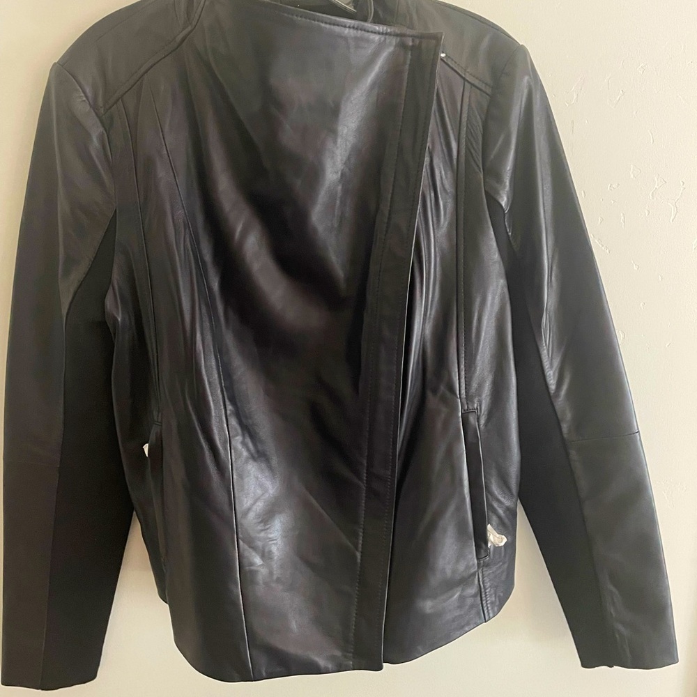 Halogen Leather Jacket - image 2